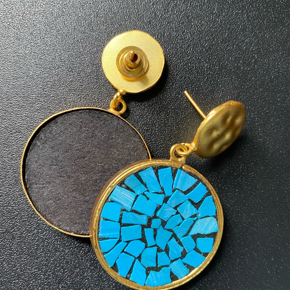 Turquoise earrings - Picture 3 of 8
